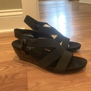 Never worn Anne Klein Wedge sandal